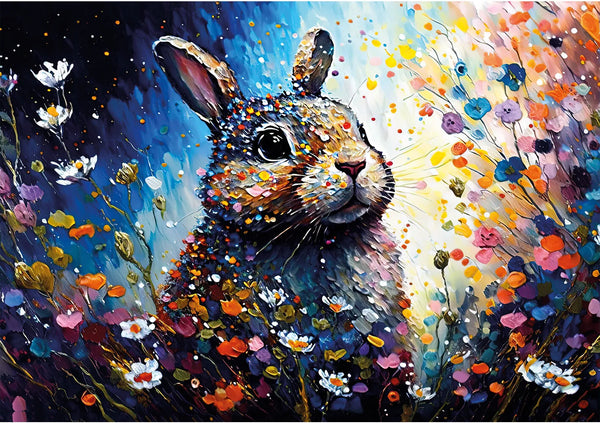 Blue Blossom Bunny