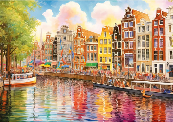 Amsterdam in Watercolor